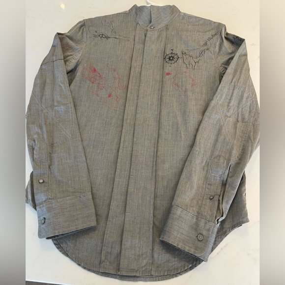 Diesel project cotton men’s shirt. Size medium - slim fit. - Picture 3 of 9